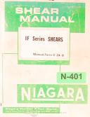 Niagara-Niagara IF Series Shears, Installation Operations Maintenance Parts Electrical Schematics Manual-IF-IF Series-01